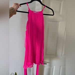 🌿2 For $40 | NEW Vibrant Pink Pleated Top